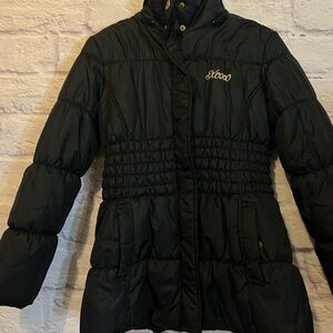 XOXO Black Puffer Jacket